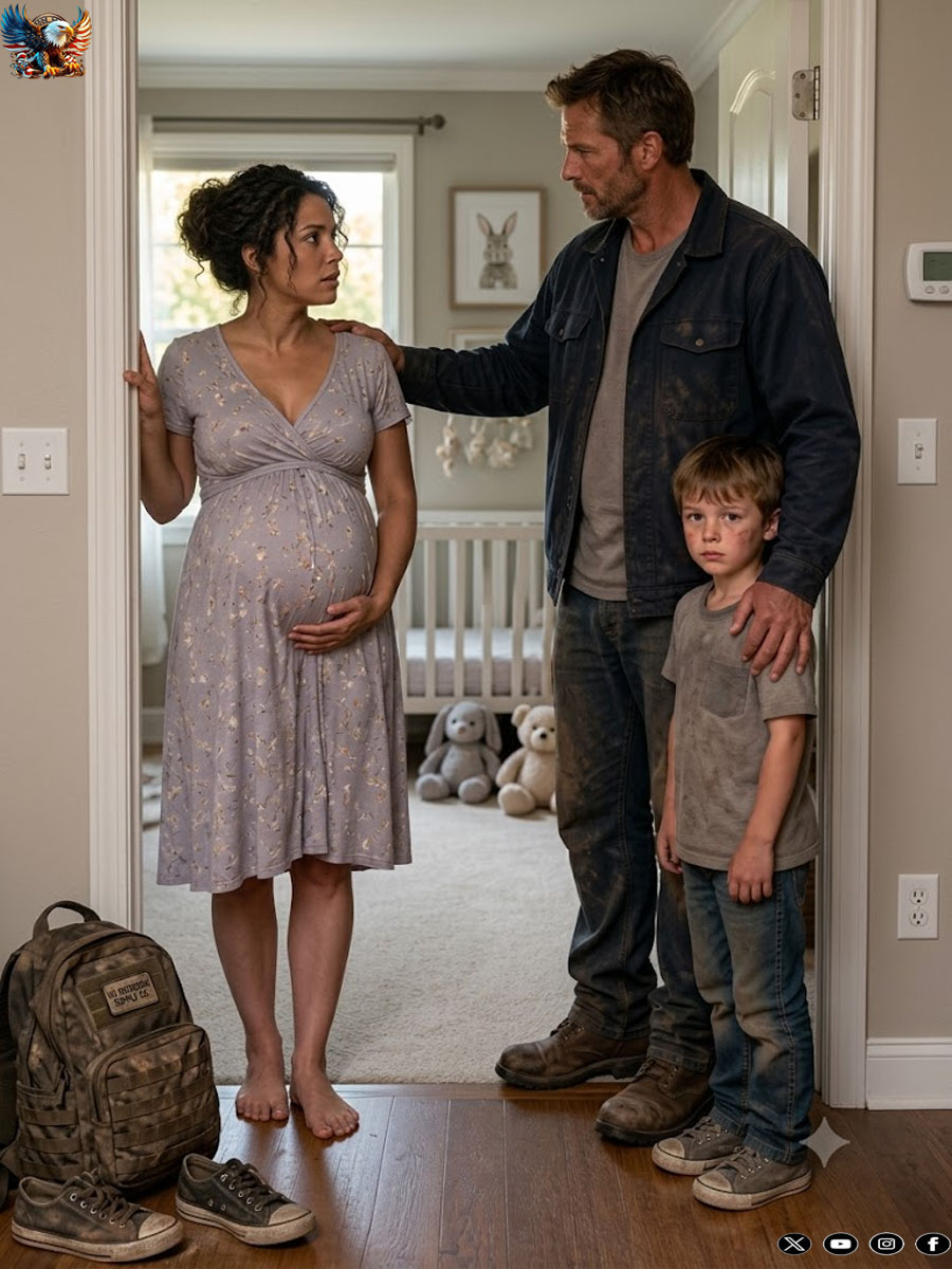 A pregnant woman opened the door and saw her husband with a homeless child: “He’s going to live with us.” But when she looked at him closely, she felt as if her past was breathing down her neck.