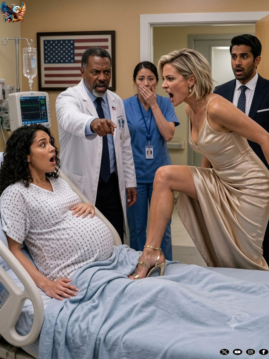 The Mistress K.ick.ed His Pregnant Wife in a Hospital Hallway, but the Billionaire Froze When the Director Said, “Touch My Niece Again.”