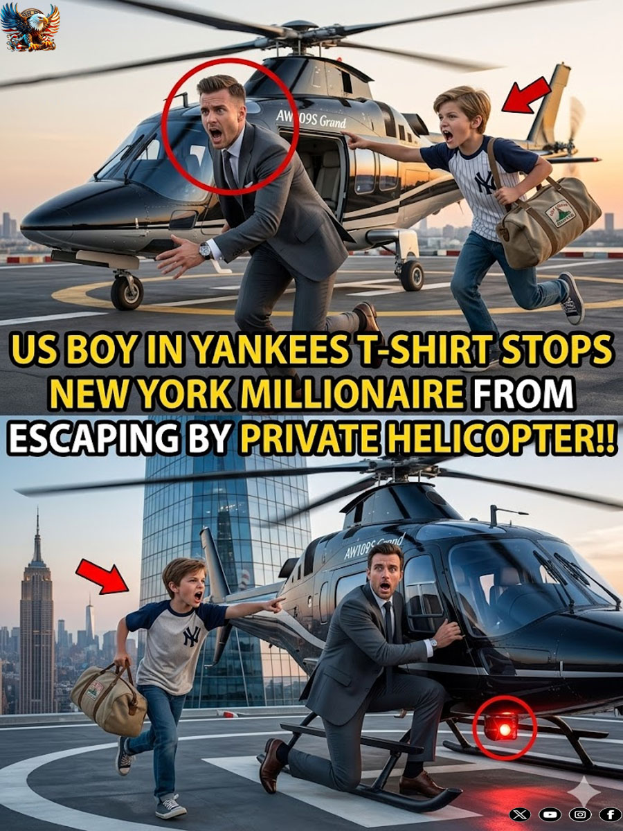 “PLEASE DON’T GET IN THE HELICOPTER!” Black Girl Shouts To Billionaire — Truth Revealed.