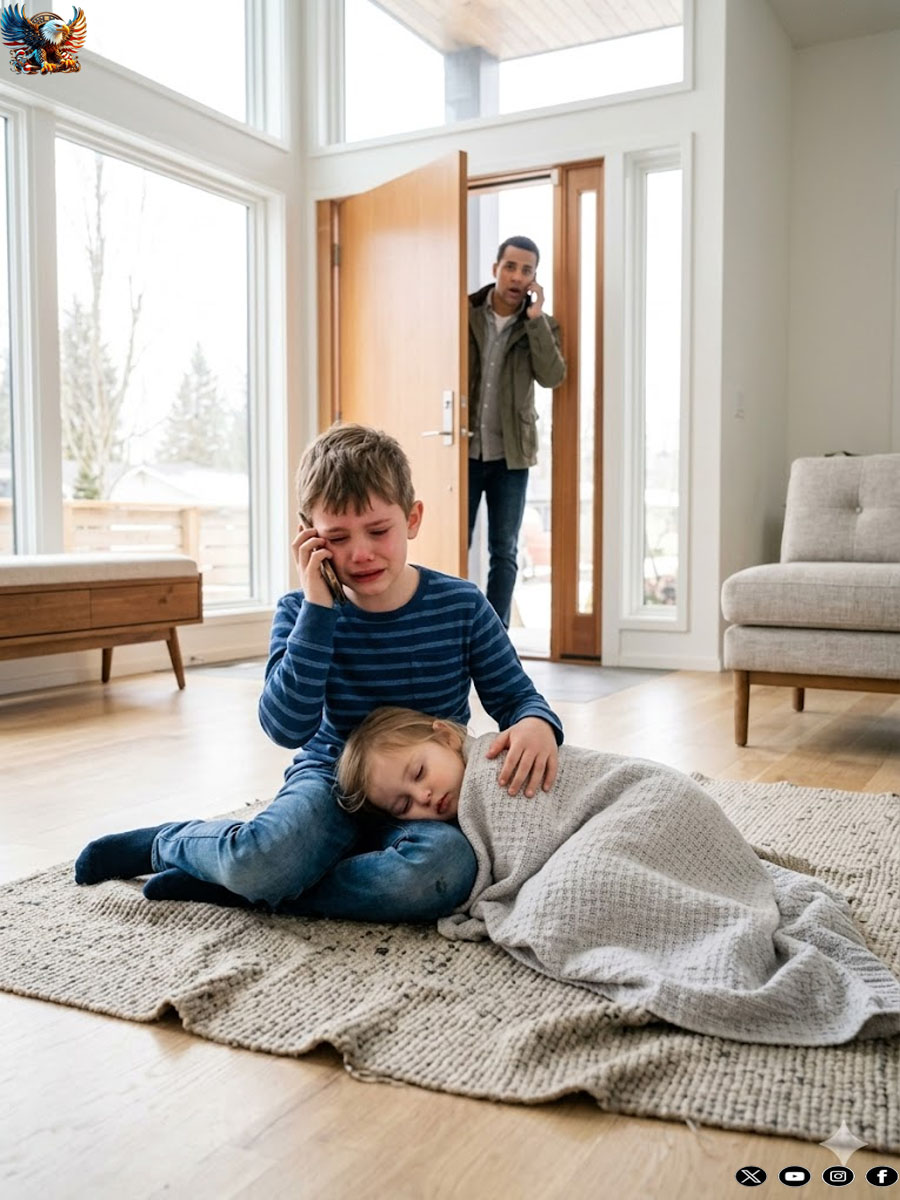 A Divorced Father Thought His Kids Were Safe While He Sat in a Meeting… Until His 7-Year-Old Son Whispered, “Dad… She Won’t Wake Up.” What He Found Next Left Him Shaking
