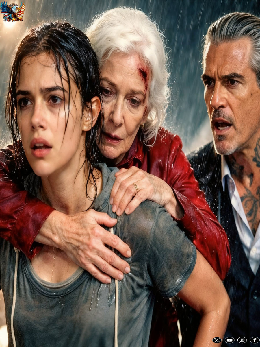 THE WAITRESS SAVED A DYING OLD WOMAN IN THE RAIN—THEN FOUND OUT SHE WAS THE MAFIA BOSS’S MOTHER