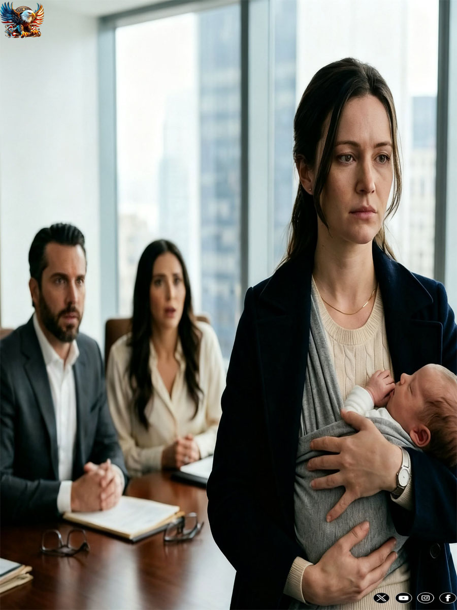 HE BROUGHT HIS LOVER TO THE DIVORCE MEETING—THEN HIS WIFE WALKED IN WITH HIS NEWBORN SON