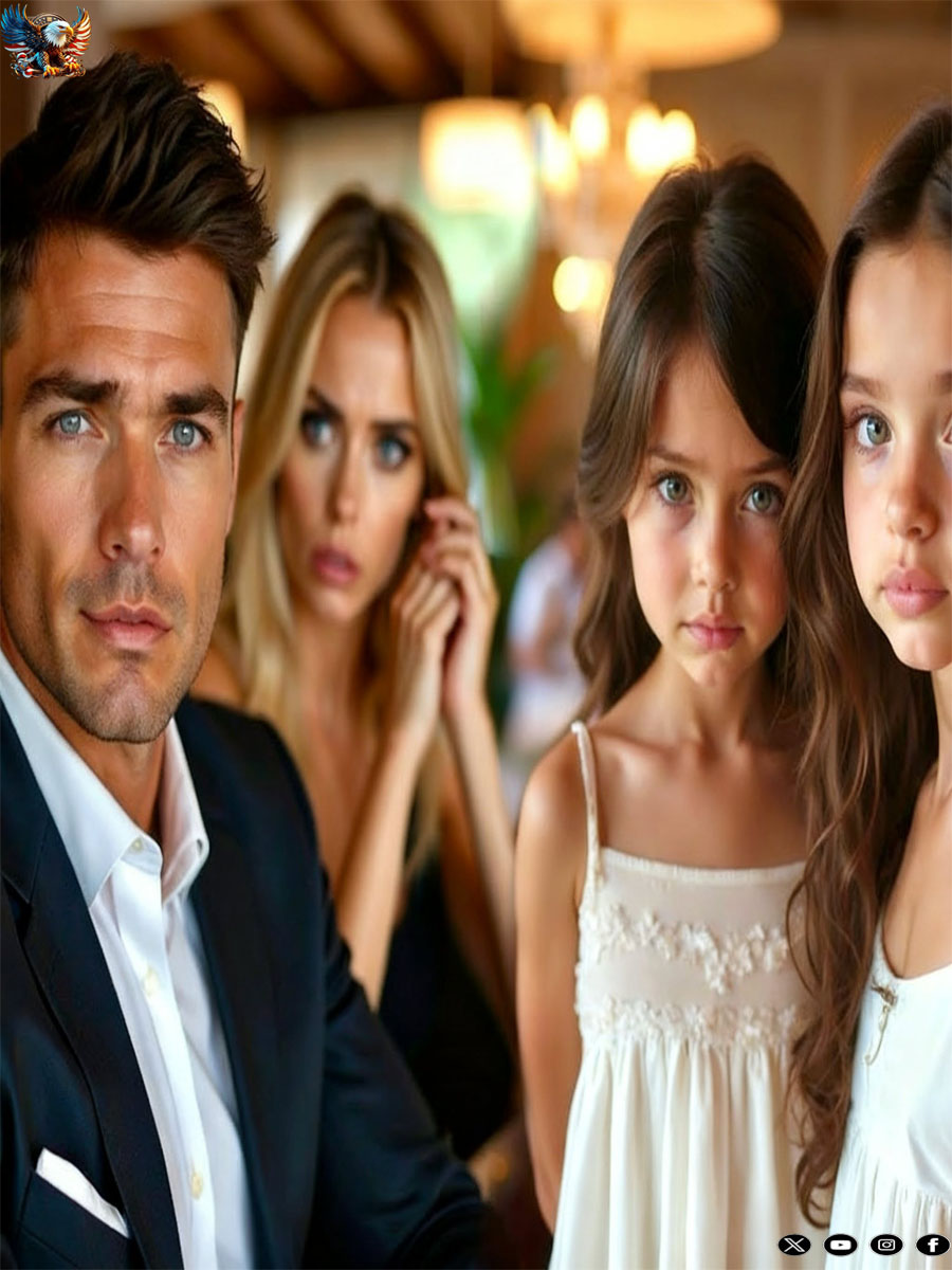 TWO LITTLE GIRLS WALKED UP TO A MILLIONAIRE CEO AND SAID “YOU’RE OUR DAD”—AND HIS FIANCÉE’S REACTION EXPOSED EVERYTHING