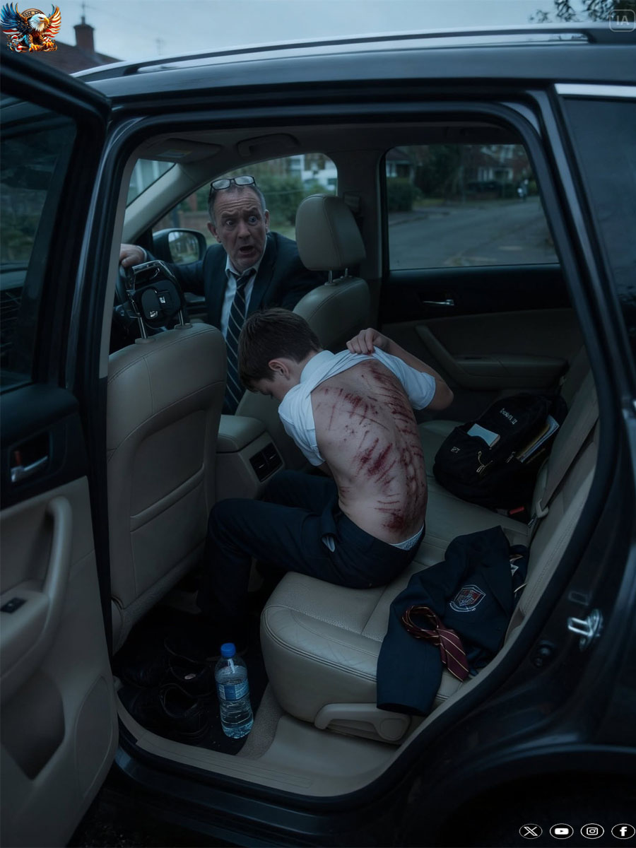 The afternoon I picked Mateo Herrera up from school, he leaned toward me in the back seat and whispered, “Mr. Rafael… my back hurts.”