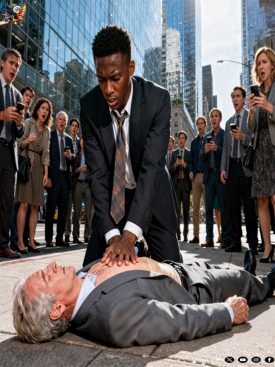 A Black man blows his dream job interview to save a dying stranger on a New York City street—only to discover the horrifying truth about who the man really was…