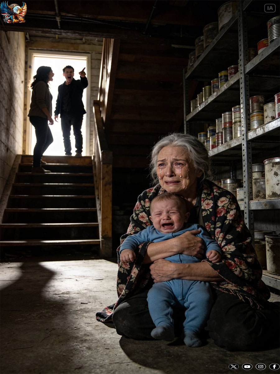 My son and his wife locked me and my 3-month-old granddaughter in the basement, shouting, “Stay here, you noisy brat and old hag!” before flying off to Hawaii. When they came back, the smell hit them first—and they were horrified, asking