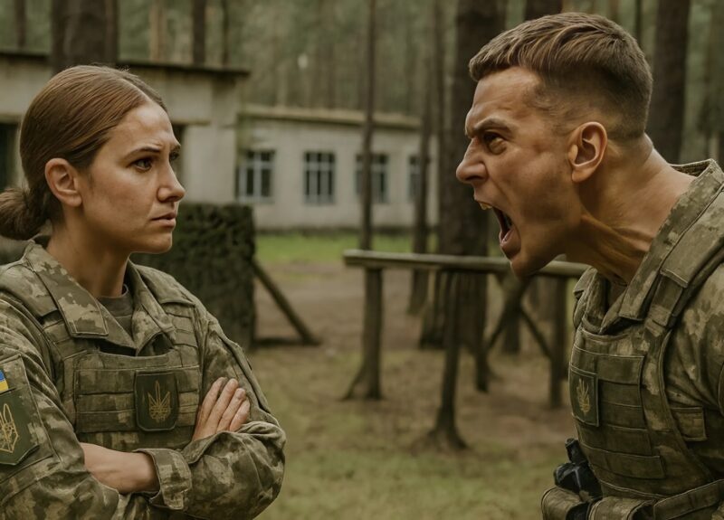 “Bring me some coffee, woman — your job here is to serve us!” shouted the higher-ranking soldier at a young woman, having no idea what would happen to him the next day
