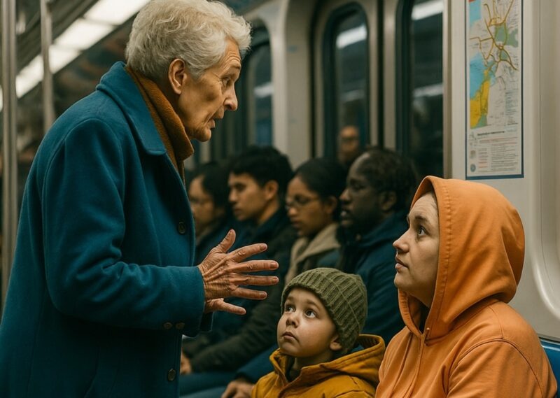 In the subway, an elderly woman suddenly began yelling at me and insulting me just because I didn’t give her my seat, without even knowing that I was on my way home after a chemotherapy session: What happened next shocked her