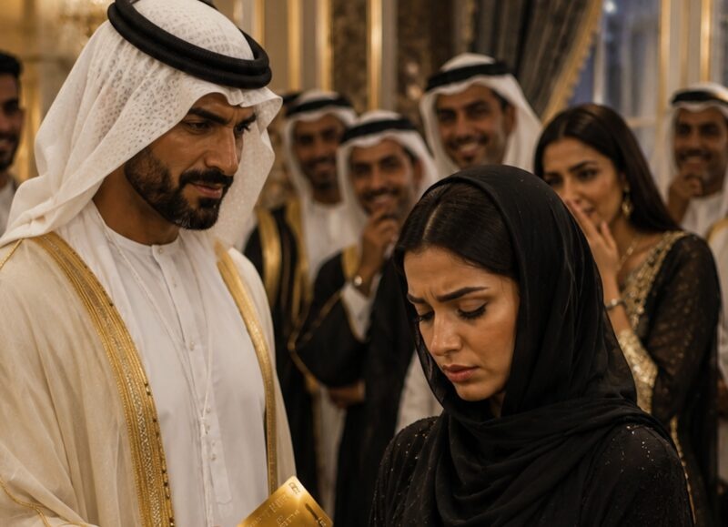 The sheikh handed his new wife a golden bank card with nearly one million dollars in the account and ordered her to spend every last dollar within just one month. He warned her that if even a single dollar remained in the account by the deadline, he would disgracefully throw her out of the palace