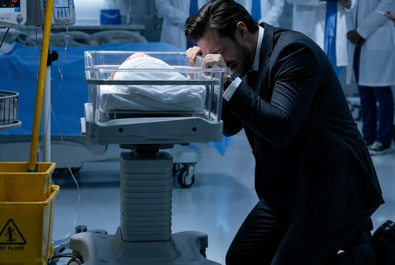 The mafia boss believed that his newborn baby had died and was already saying his final goodbye when a cleaning lady walked into the hospital room and did the impossible…
