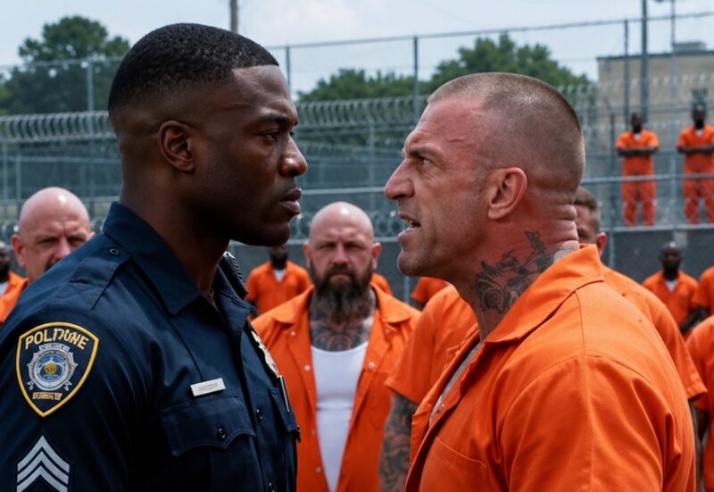 The most dangerous prisoner began humiliating and provoking the new guard, convinced that he was dealing with a weak man who would not be able to fight back. But what the guard did just a few seconds later shocked the entire prison