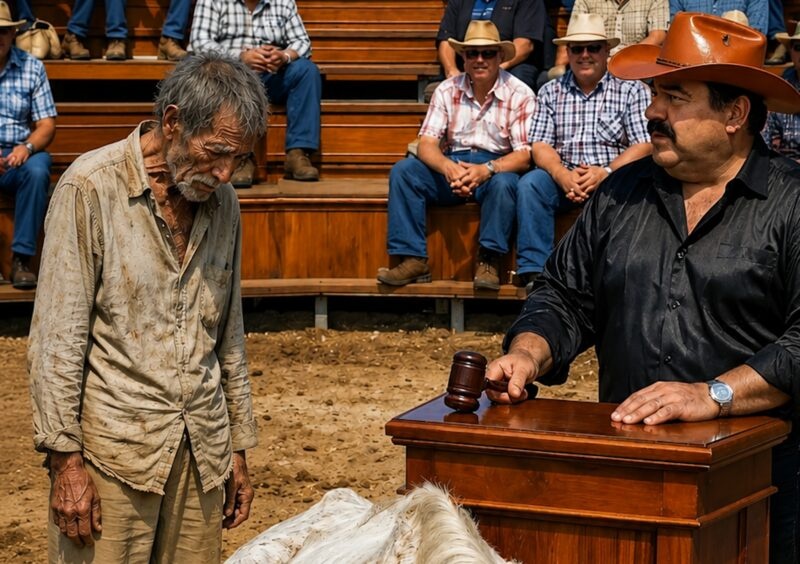 When the auctioneer announced that the starting price for the sick horse was only ten dollars, a poor old man suddenly raised his hand, and the wealthy farmers burst into laughter, never imagining how this story would end…