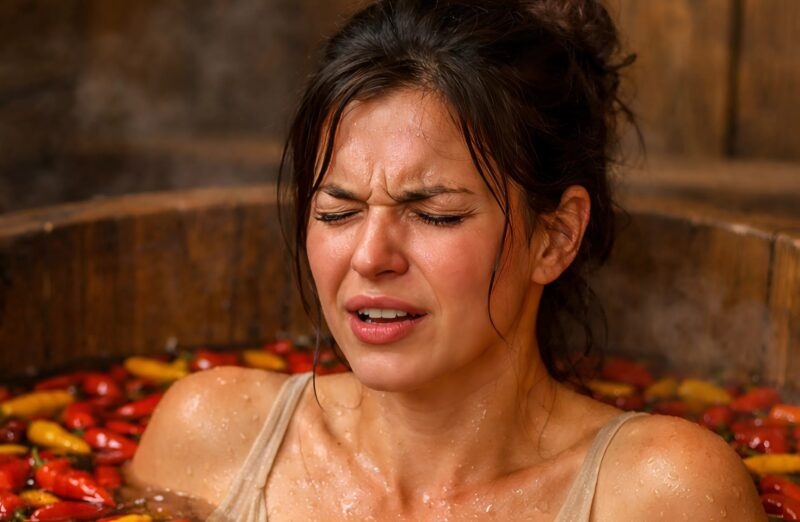 I married the man I loved, from a wealthy family, but after the first wedding night I was forced to take a bath with hot red chili peppers: this went on for almost a month, and one day I decided to find out the reason for this strange ritual — and I was absolutely horrified