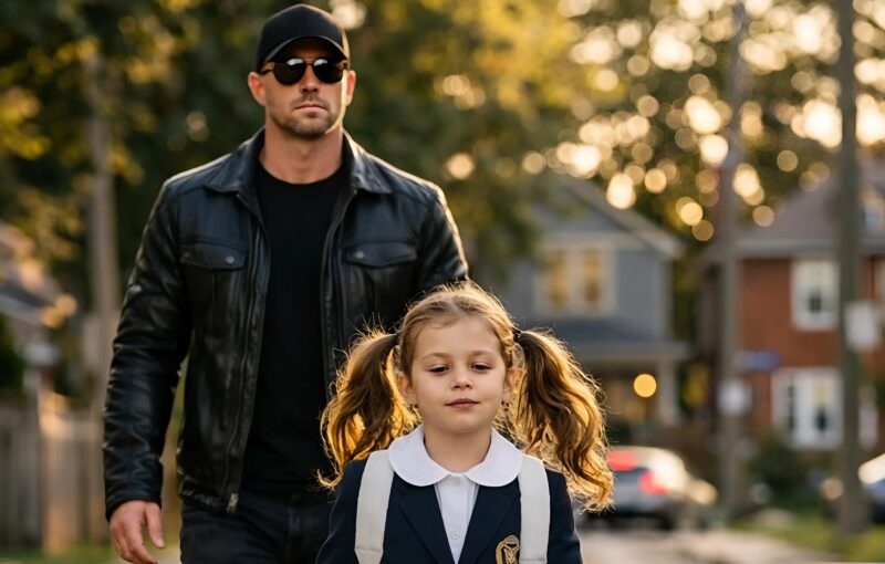 A seven-year-old girl was walking home from school when she suddenly noticed that a strange man was following her. Instead of running away or screaming, she did something unexpected