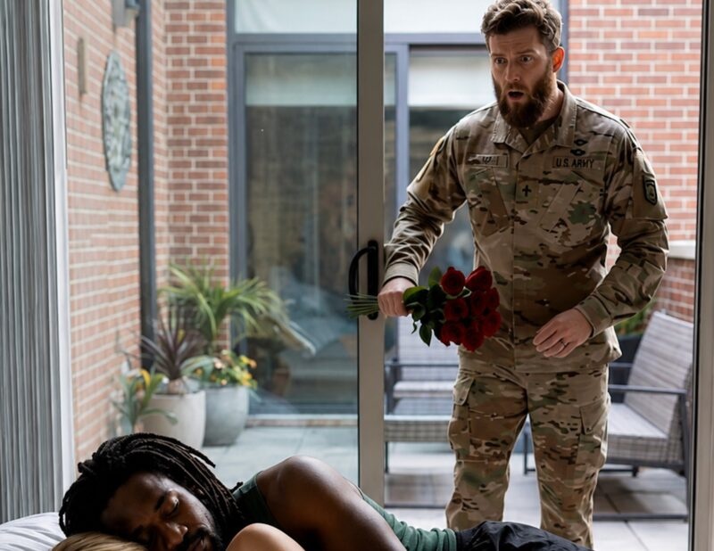 I spent almost a year in service and returned home earlier than expected to surprise my wife, but I found her in our bed with a stranger: instead of causing a scene, I did something they never saw coming