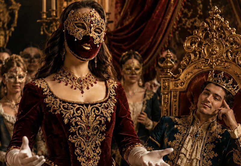 The prince gathered 99 masked young women from every corner of the kingdom and swore that he would marry the one whose voice captured his heart. But when the chosen girl removed her mask, the entire palace froze in horror at what they saw