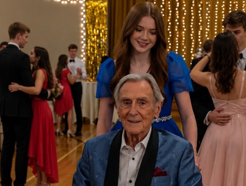 I arrived at prom with my grandfather in a wheelchair, and my classmates started laughing at us and making cruel jokes. But everything changed the moment my grandfather rolled up to the stage, took the microphone, and said just five words…
