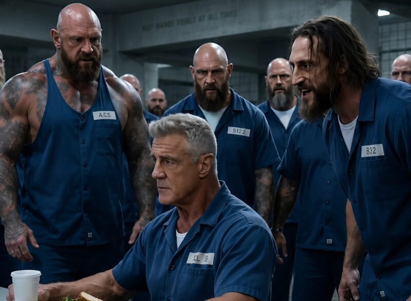 The prison warden forced an elderly inmate to sit at the table with the most dangerous criminals for an entire week, hoping to break him and make him withdraw his complaint… but in the end, the old man did something that left the entire prison in complete shock