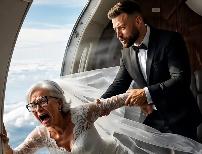 The elderly billionaire married a young man, sincerely believing that their relationship was built on true love. But on their wedding day, the groom pushed her out of a helicopter, never imagining that something completely unexpected would happen very soon