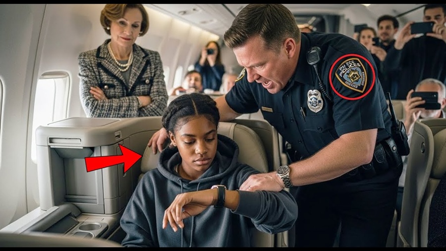 Cop Tries to Remove Black Teen from First Class, Her CEO Dad’s Call Cancels the Flight!