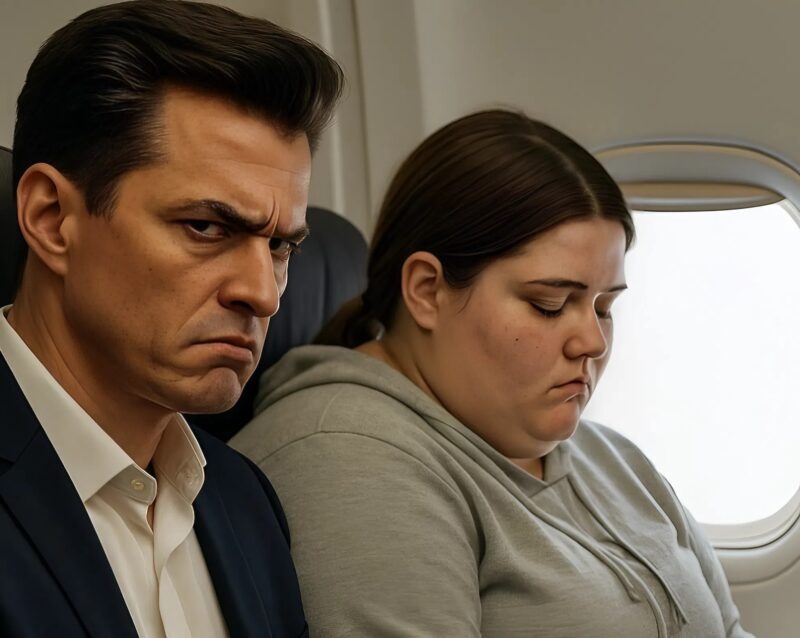 There was a man sitting next to me on the plane who shamelessly insulted me because of my weight, but by the end of the flight, he deeply regretted his behavior