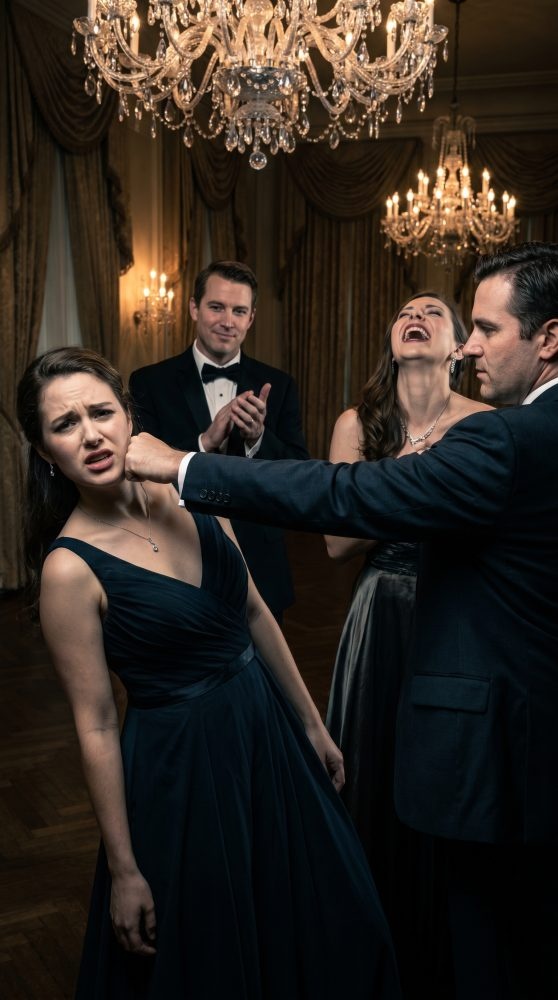 I didn’t even see his fist coming. One second, I was standing there in front of 68 guests at my brother’s promotion party, and the next, my dad slammed me in the face, grabbed my hair, and dragged me across the floor while my brother clapped and said, ‘You had it coming.’ Everyone watched. No one moved. But as I lay there bleeding, I realized something they didn’t know—by sunrise, one phone call would destroy everything they had built.