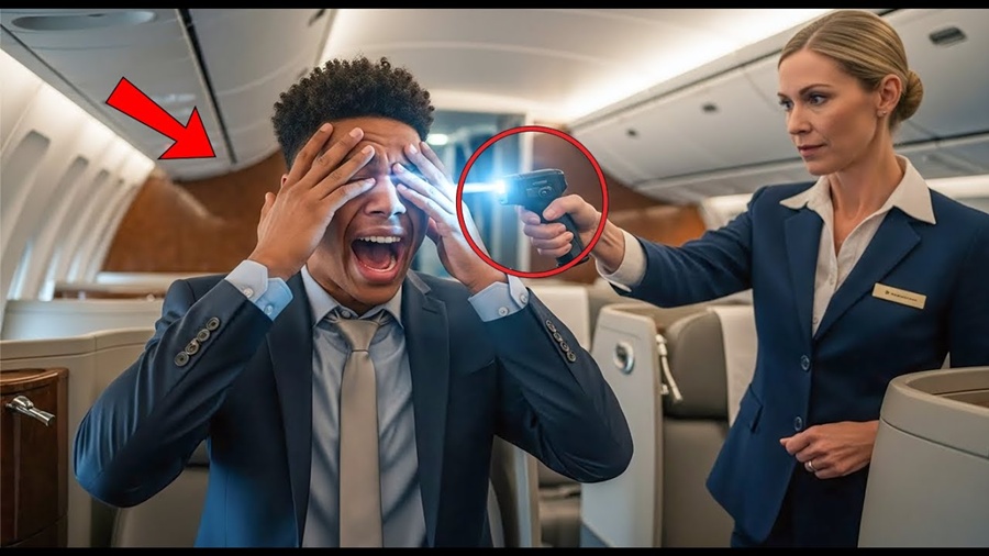 Flight Attendant Blinds Black Teen with Taser — Moments Later, His Father Shuts Down the Airline