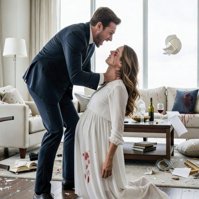 I was seven months pregnant when my husband pressed both hands around my throat and whispered, ‘Nobody will ever believe you.’ He thought four minutes without a heartbeat would erase me. He thought the truth would die in my kitchen. But he never knew I had recorded everything—every threat, every lie, every second he thought I was gone. And when I opened my eyes again, I knew surviving him was only the beginning…