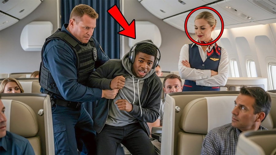 Air Marshal Removes Black Teen From First Class — CEO Dad’s Call Grounds Entire Airline!