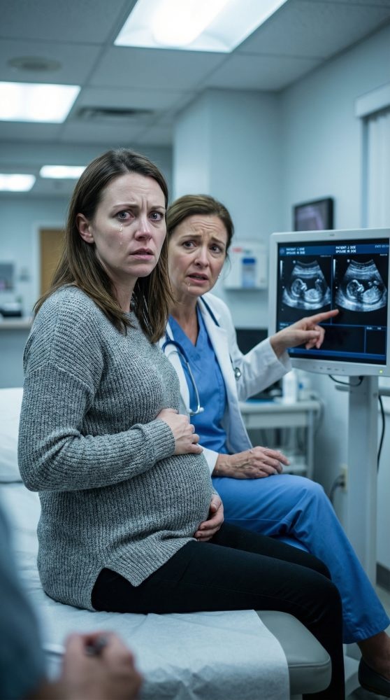 I went in for a routine ultrasound, expecting to hear my baby’s heartbeat. Instead, my doctor started shaking, pulled me aside, and whispered, ‘You need to leave now. Get a divorce.’ I stared at her and asked, ‘Why?’ She turned the screen toward me and said, ‘Because your husband has already been here… with another pregnant woman.’ What I saw next didn’t just break my heart—it changed everything.