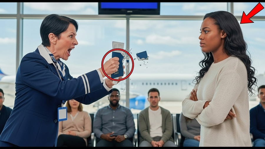 Airline Staff Shreds Boarding Pass of Black Girl — Regret Instantly When FAA Investigation Begins