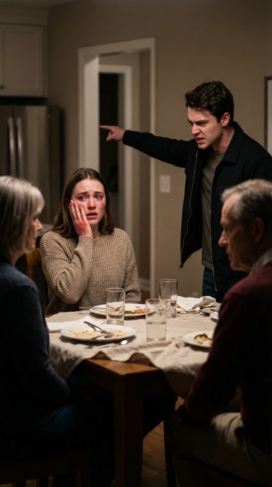At dinner, my brother slapped me and shouted: ‘get out of my house!’. My parents just sat there, watching coldly. A week later, a package arrived at their door. 50 missed calls from my mother: ‘it was a mistake!’. My reply was three words: “Get out… Now.”
