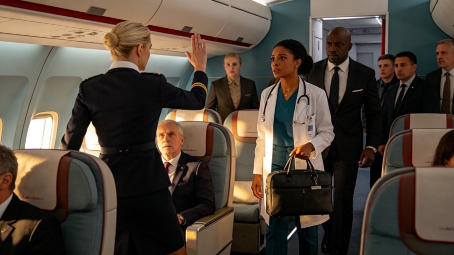 Flight Attendant Slaps Black Doctor — Freezes When Her Husband, The Airline’s Owner, Walks In