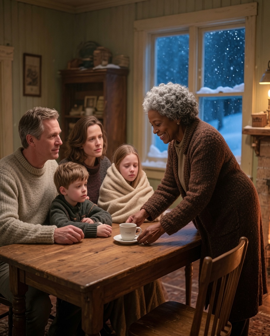 Elderly Black Woman Helps A White Family Through A Snowstorm, Kindness Changes Her Life Forever.