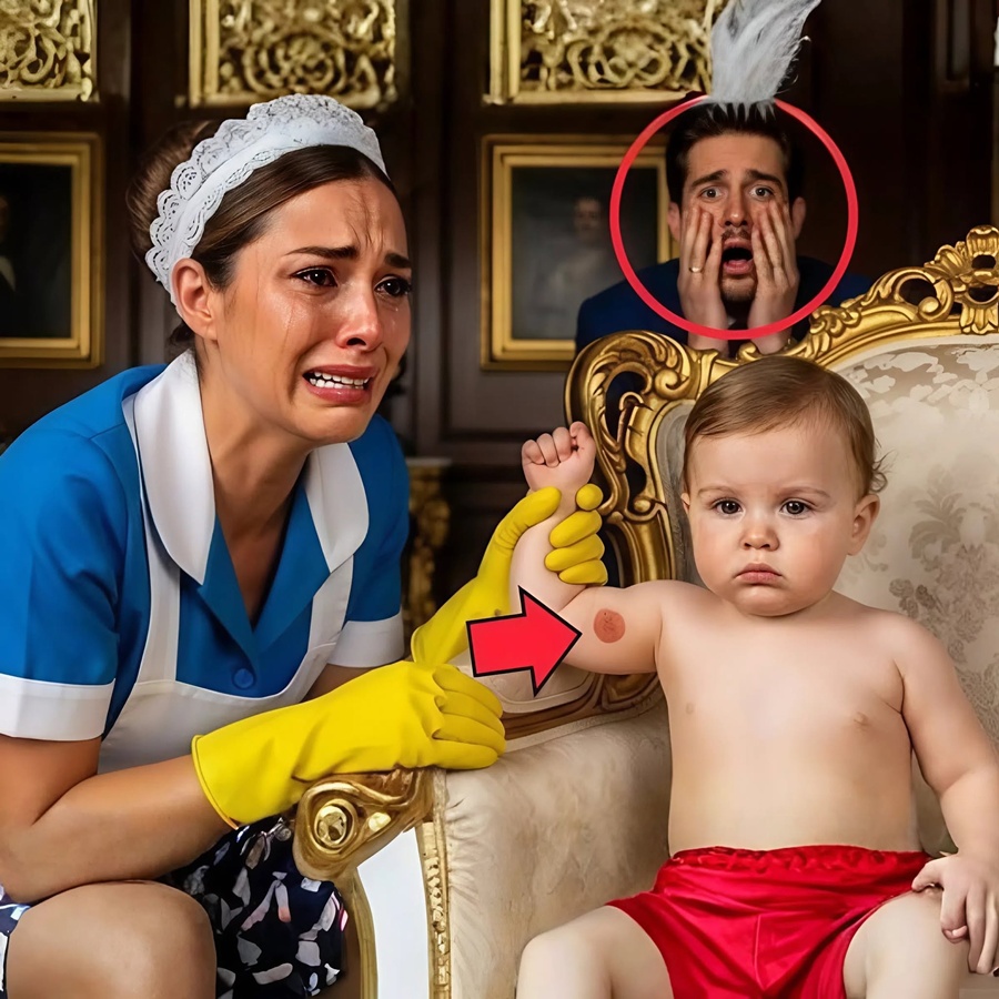 Every morning, the billionaire’s baby grew weaker… until the cleaning lady found something under his arm.