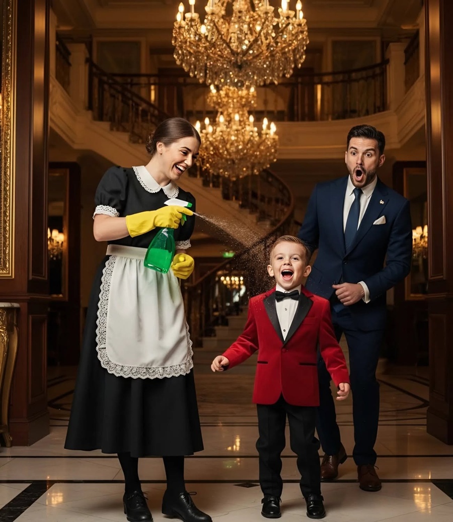 “WHOEVER MAKES MY SON SPEAK WILL MARRY ME!” SAID THE MILLIONAIRE…AND THE EMPLOYEE SURPRISED EVERYONE.