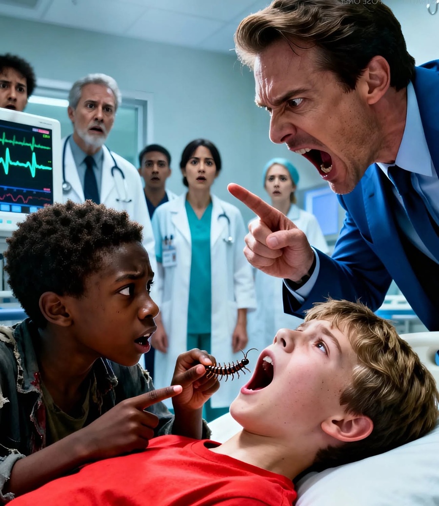 Eighteen doctors failed to save a billionaire’s son—then a poor black boy noticed a shocking detail that everyone else overlooked…