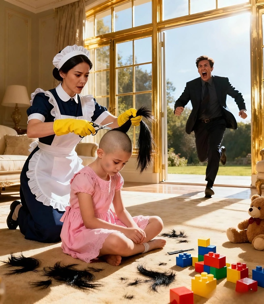 The millionaire’s daughter was only three months old, but the maid did something that left him stunned.