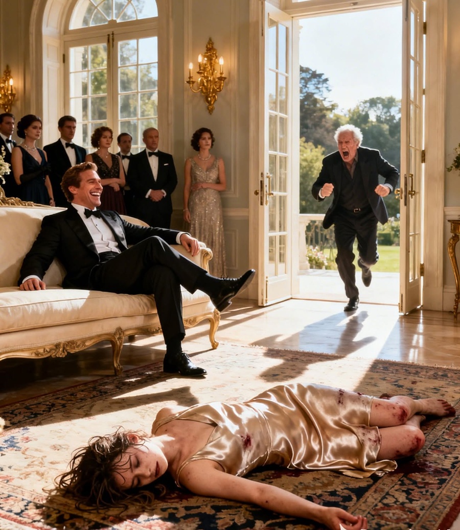 My son-in-law wiped his shoes on my daughter and told the guests she was a crazy maid…