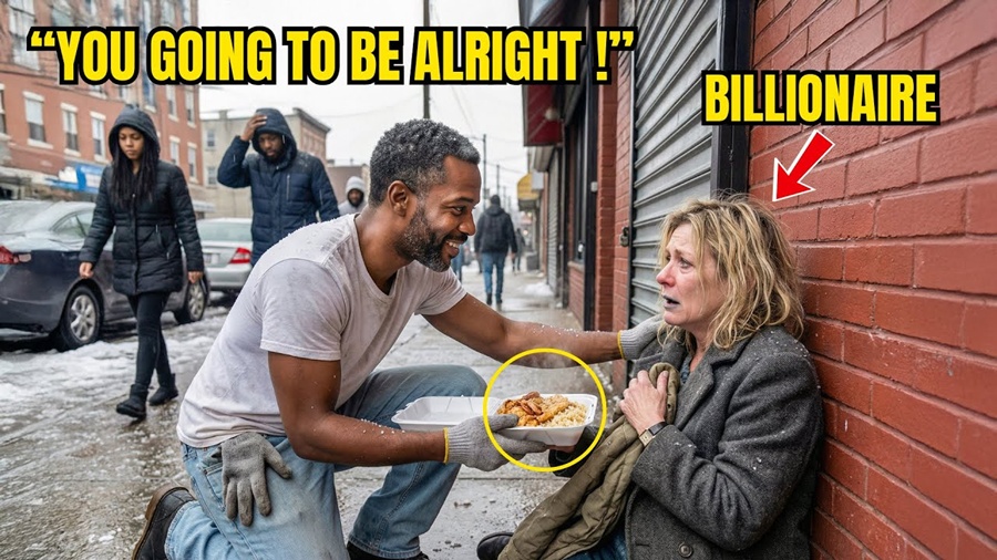 Black Father Fed “Homeless Woman” His Last Food — What She Did Next No One Saw Coming