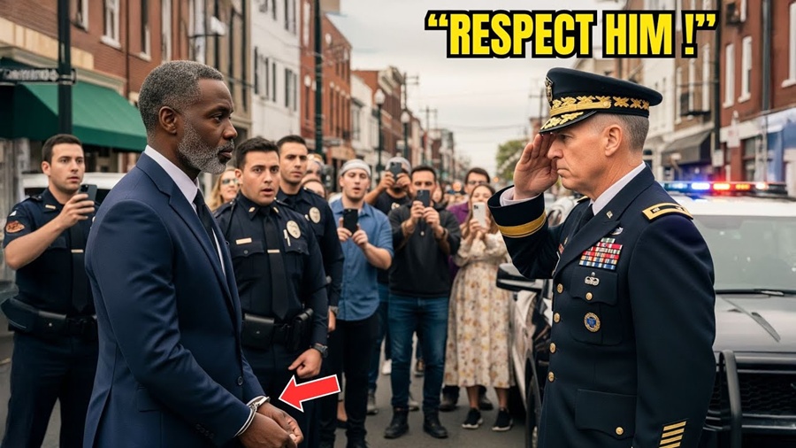 Cops Shackled a Black General — The Room Went Silent When the Defense Secretary Saluted Him