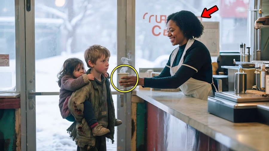 A Kind Black Waitress Fed 2 Orphans, and 15 Years Later, a Luxury Car Appeared Outside Her Home