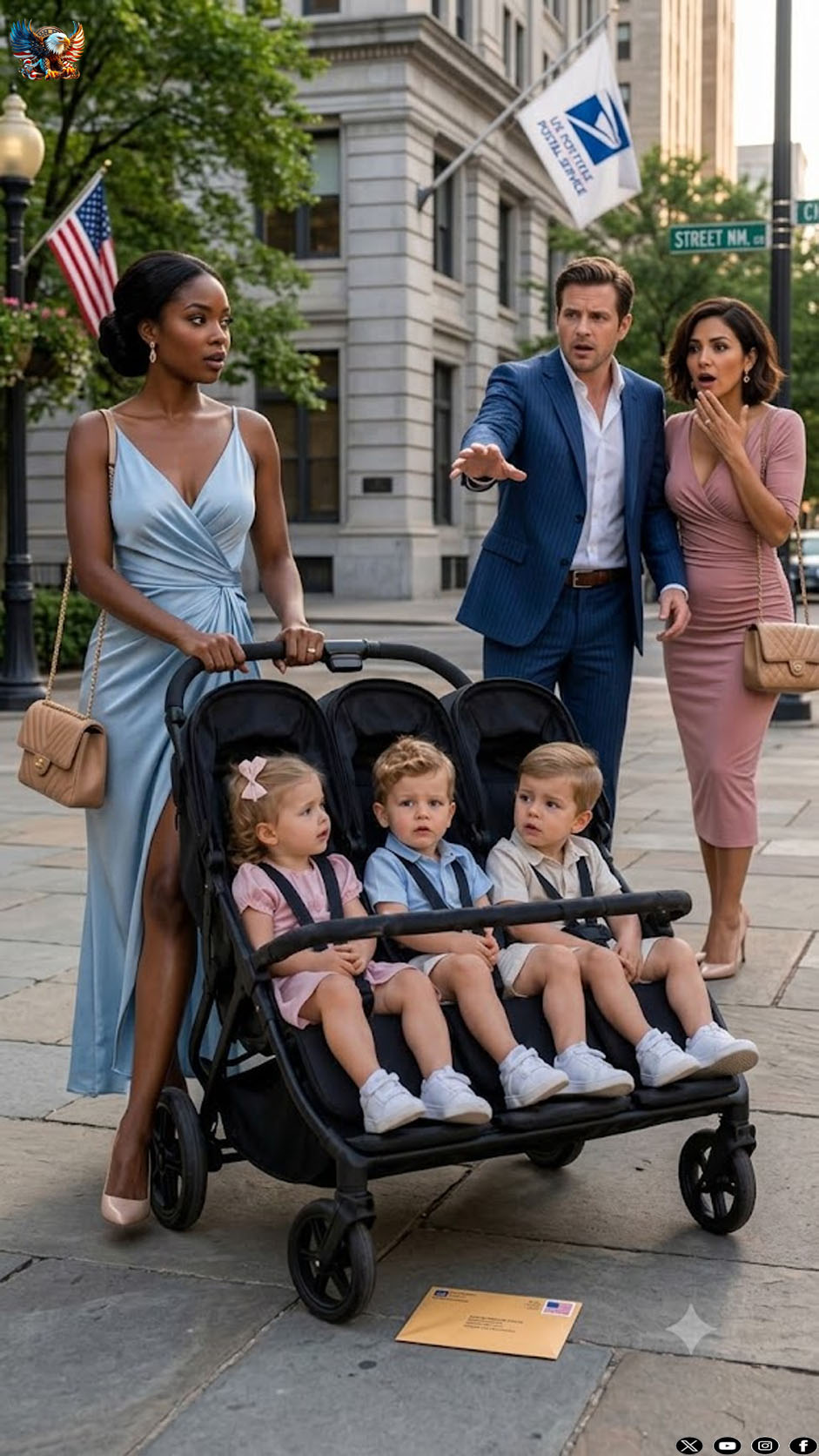 He saw her in Chapultepec with triplets… and the girl who had his eyes revealed the lie that stole 4 years from him