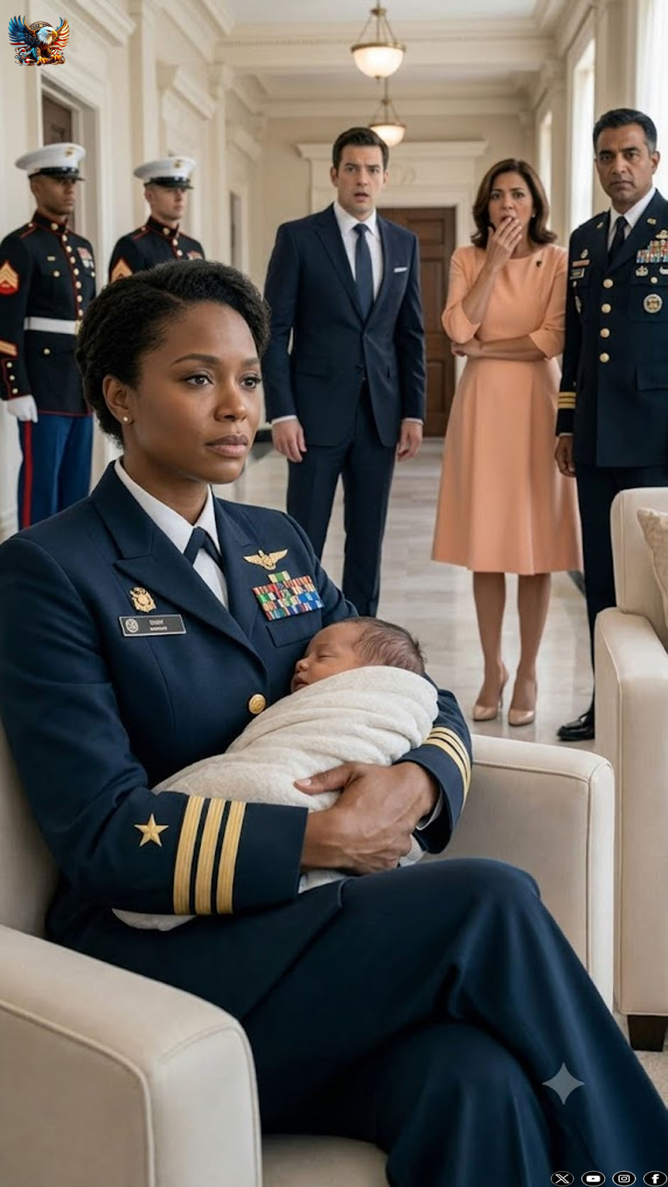 He left her bleeding in the kitchen to go to his mother’s birthday party… 2 days later he returned for the baby and found soldiers at the entrance