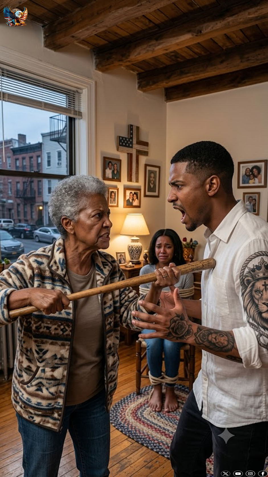 The son-in-law thought the grandmother was just knitting, until he locked his daughter up and woke up “The Shadow”