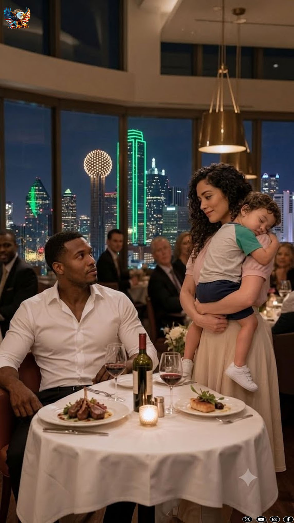 She arrived 23 minutes late with a sleeping child… and he discovered that this date hid a wound that would change everything.