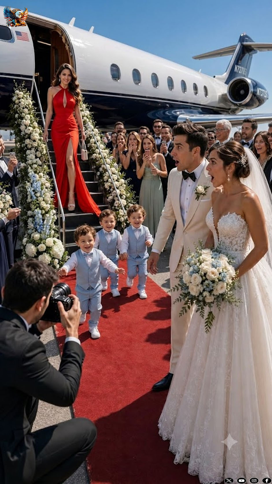 He invited her to the wedding to humiliate her… But she arrived with the 3 children he never knew were his.