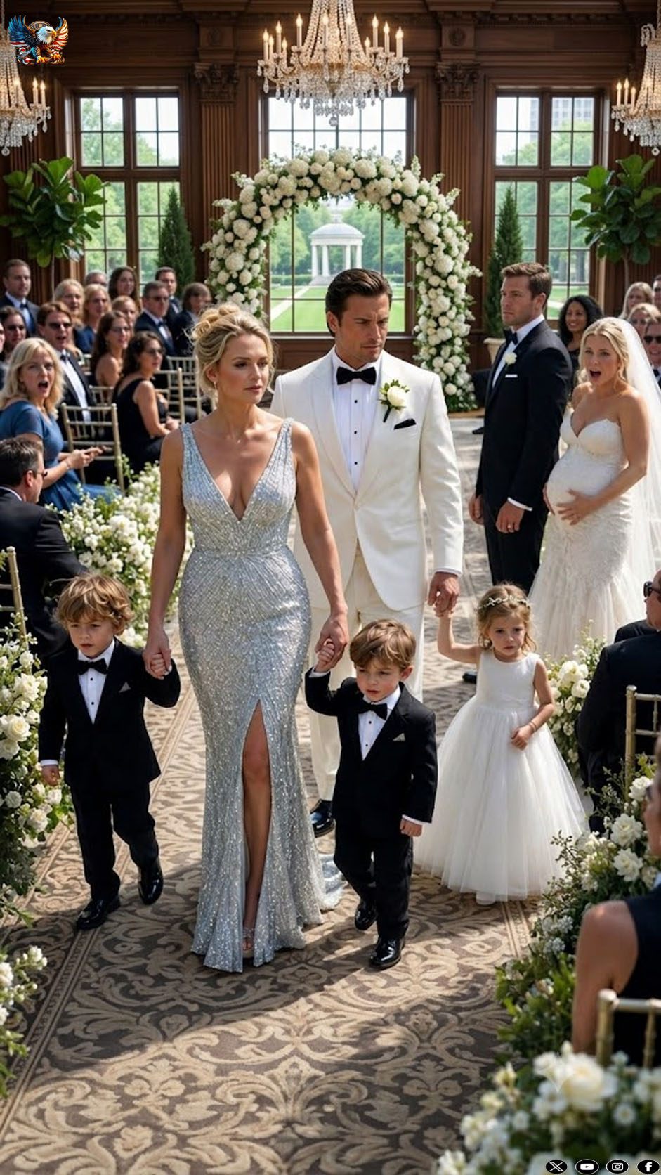 He invited her to his wedding to humiliate her for being “sterile,” but she arrived with three children and a truth that destroyed everything.