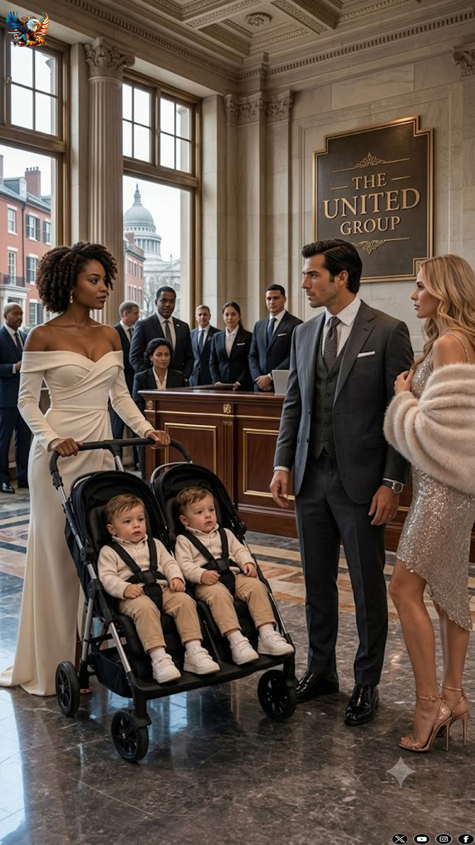 He left her for a runway model, but 9 months later his twins came in to claim the empire he stole from her