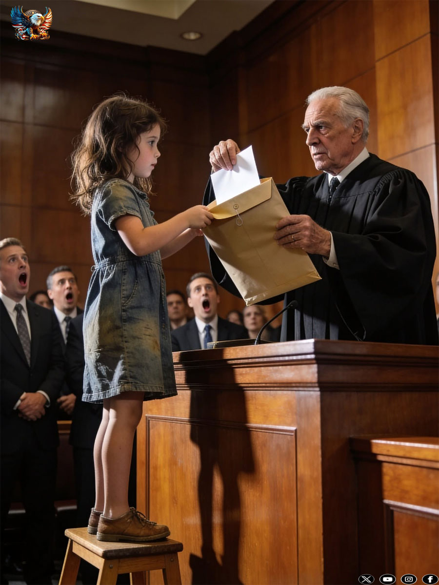 My ex-husband’s lawyer mocked my finances in court, insisting I was too poor to raise my child and that love couldn’t cover the bills. But everything changed when my trembling seven-year-old daughter stood up and handed the judge a mysterious envelope.
